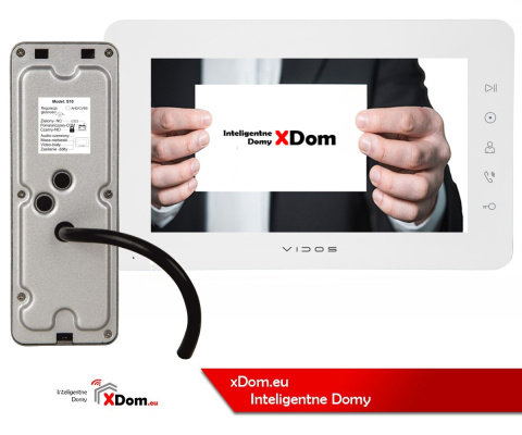 Wideodomofon Vidos S10 i monitorem M12W