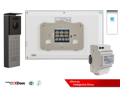 Wideodomofon Vidos z szyfratorem S12D i monitorem M14W-X