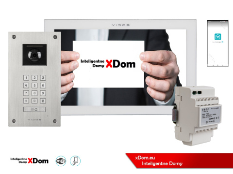 Wideodomofon Vidos z szyfratorem S14D i monitorem M14W-X