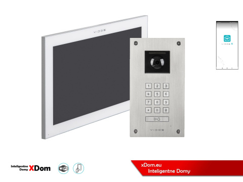 Wideodomofon Vidos z szyfratorem S14D i monitorem M14W-X