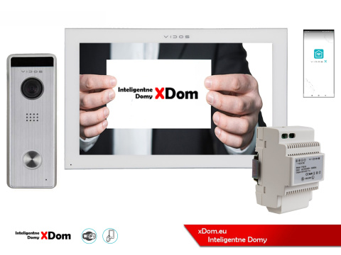 Wideodomofon Vidos z szyfratorem S10 i monitorem M14W-X