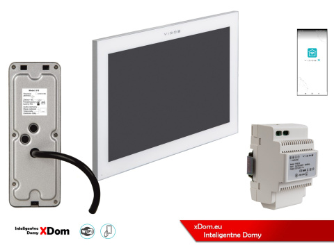 Wideodomofon Vidos z szyfratorem S10 i monitorem M14W-X