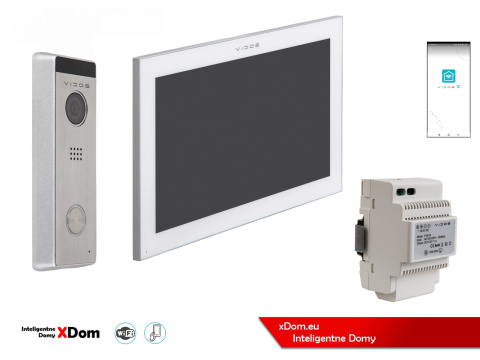 Wideodomofon Vidos z szyfratorem S10 i monitorem M14W-X