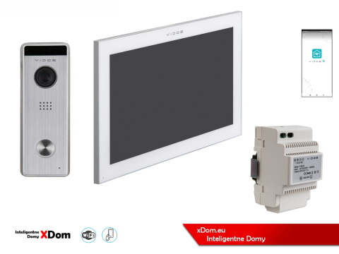 Wideodomofon Vidos z szyfratorem S10 i monitorem M14W-X