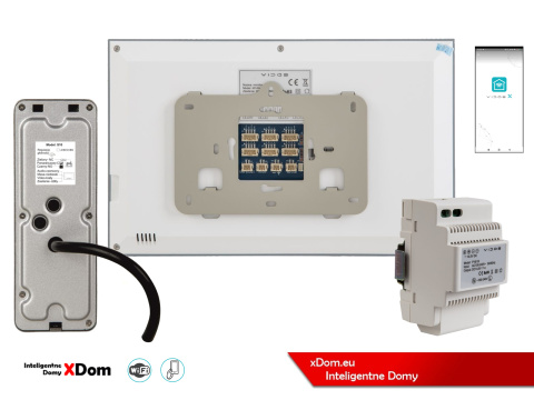 Wideodomofon Vidos z szyfratorem S10 i monitorem M14W-X