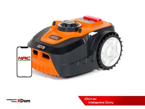 Robot koszący NAC RLM1000-DY sterowanie Wi-Fi/Bluetooth