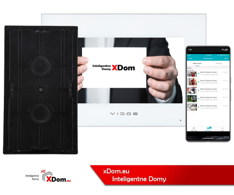 Wideodomofon Vidos stacja S14D z szyfratorem i dotykowym monitorem M10W-X