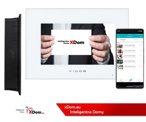 Wideodomofon Vidos stacja S14D z szyfratorem i dotykowym monitorem M10W-X