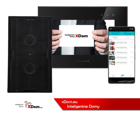 Wideodomofon Vidos stacja S14D z szyfratorem i dotykowym monitorem M10B-X