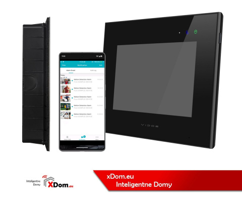 Wideodomofon Vidos stacja S14D z szyfratorem i dotykowym monitorem M10B-X