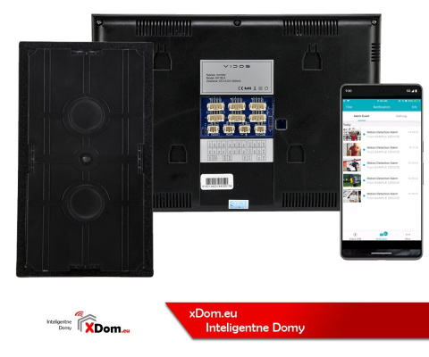 Wideodomofon Vidos stacja S14D z szyfratorem i dotykowym monitorem M11B-X