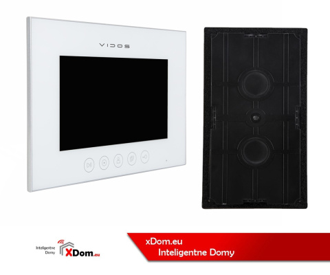 Wideodomofon Vidos stacja S14D z szyfratorem i dotykowym monitorem M11W