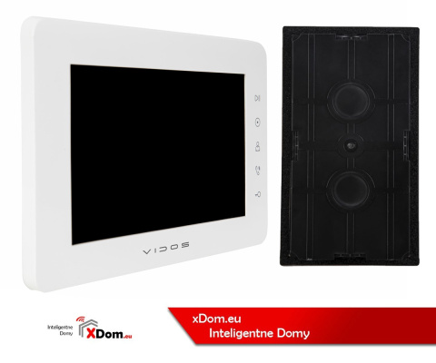 Wideodomofon Vidos stacja S14D z szyfratorem i dotykowym monitorem M12W