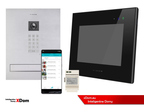 Zestaw wideodomofonu Wi-Fi Vidos skrzynka na listy S14D-SKM monitor M10B-X