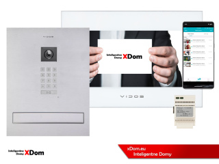 Zestaw wideodomofonu Wi-Fi Vidos skrzynka na listy S14D-SKM monitor M10W-X