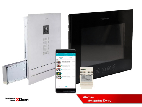 Zestaw wideodomofonu Wi-Fi Vidos skrzynka na listy S14D-SKM monitor M11B-X