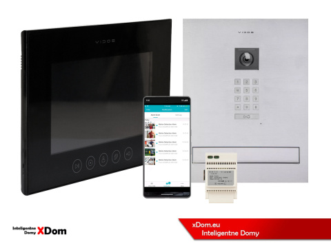 Zestaw wideodomofonu Wi-Fi Vidos skrzynka na listy S14D-SKM monitor M11B-X
