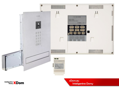Zestaw wideodomofonu Wi-Fi Vidos skrzynka na listy S14D-SKM monitor M11W