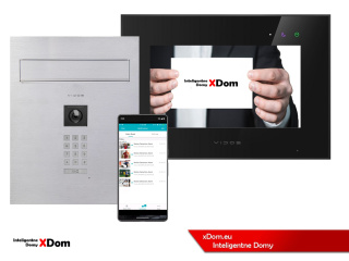 Zestaw wideodomofonu Wi-Fi Vidos skrzynka na listy S14D-SKP monitor M10B-X