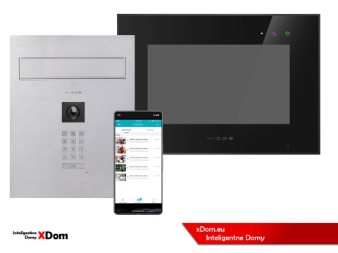Zestaw wideodomofonu Wi-Fi Vidos skrzynka na listy S14D-SKP monitor M10B-X