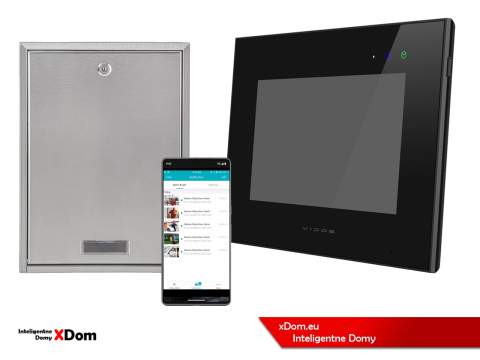 Zestaw wideodomofonu Wi-Fi Vidos skrzynka na listy S14D-SKP monitor M10B-X