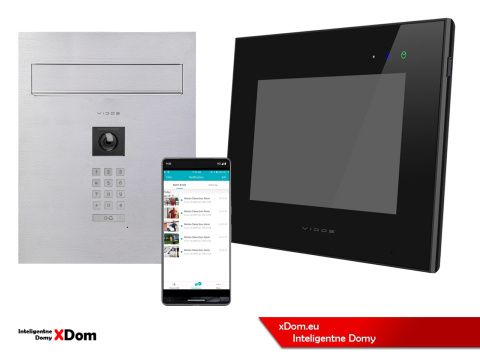 Zestaw wideodomofonu Wi-Fi Vidos skrzynka na listy S14D-SKP monitor M10B-X
