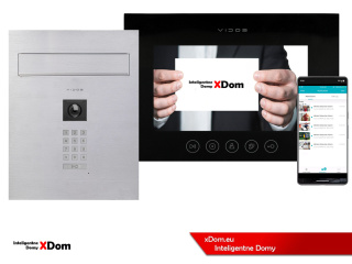 Zestaw wideodomofonu Wi-Fi Vidos skrzynka na listy S14D-SKP monitor M11B-X