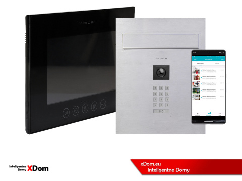 Zestaw wideodomofonu Wi-Fi Vidos skrzynka na listy S14D-SKP monitor M11B-X