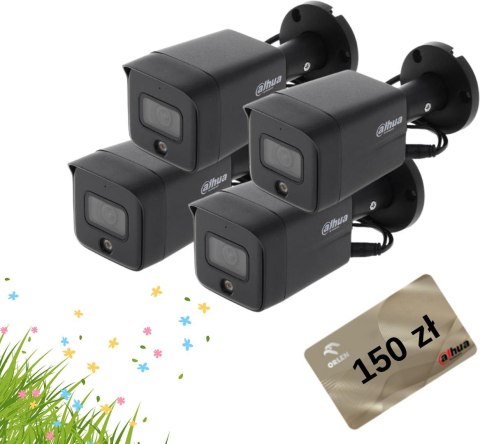 KAMERA IP DAHUA IPC-HFW1839TC-A-IL-0280B-S6-BLACK Opakowanie zbiorcze 4szt.