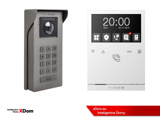 Zestaw wideodomofon z szyfratorem Vidos S100 monitor M101