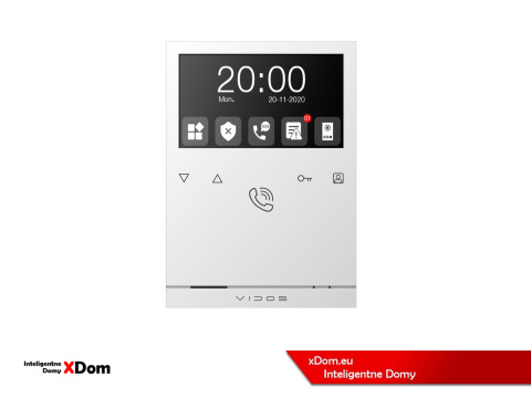 M101 - Monitor do wideodomofonu IP, 4.3" TFT LCD