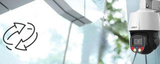 Zestaw monitoringu iP Dahua 2 kamery obrotowe 4MPx dysk