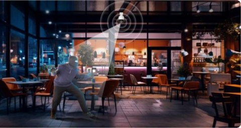 Zestaw monitoringu iP Dahua 2 kamery obrotowe 4MPx dysk