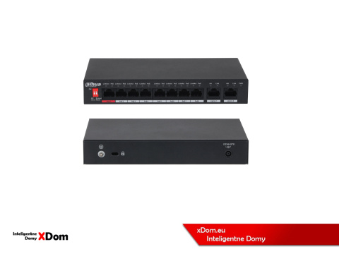 Switch Poe 8 portowy PFS3010-8ET-96-V2 Dahua