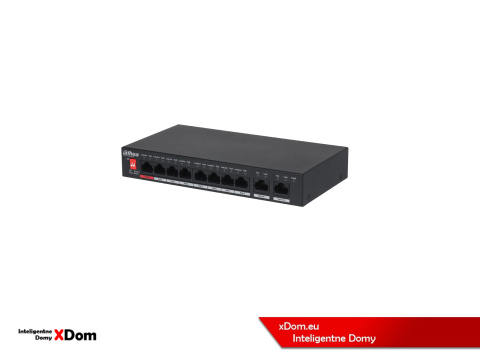 Switch Poe 8 portowy PFS3010-8ET-96-V2 Dahua