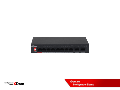 Switch Poe 8 portowy PFS3010-8ET-96-V2 Dahua