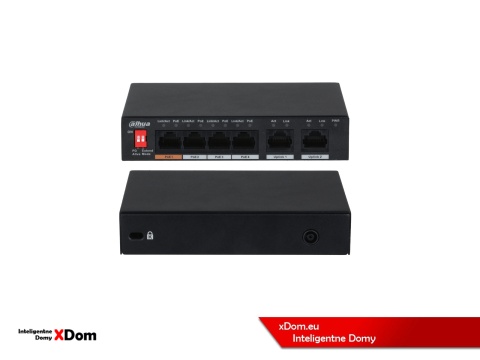 Zestaw monitoringu 4 kamery 4MPx Dahua IPC-HFW1439TL1-A-IL + Rejestrator + Dysk + Switch PoE