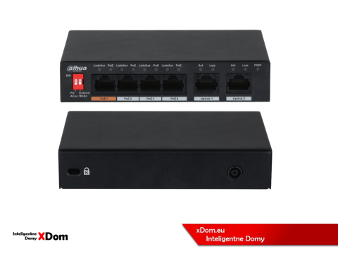 Zestaw monitoringu 4 kamery 8MPx Dahua IPC-HFW1839TC-A-IL