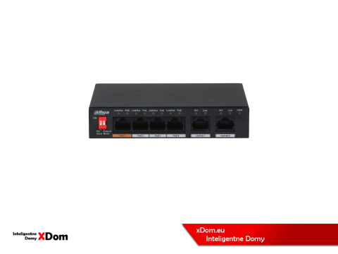 System monitoringu ogrodu 4x kamera IP Dahua IPC-HDW1839T-A-IL-0280B-S6 BLACK 8Mpx