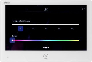 Wideodomofon EURA 2-żyłowy VDP-49A3-2TY biały Tuya