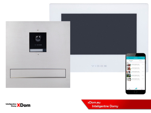 Wideodomofon Vidos ONE S2201-SKM Skrzynka na Listy Monitor M2010W