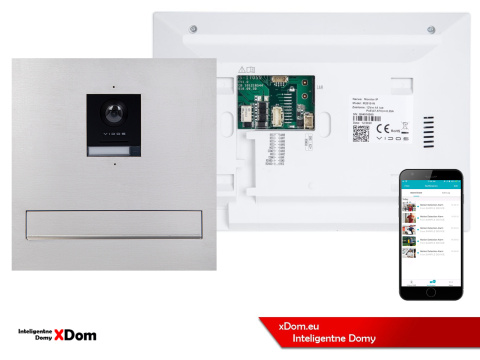 Wideodomofon Vidos ONE S2201-SKM Skrzynka na Listy Monitor M2010W