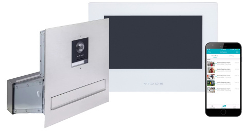 Wideodomofon Vidos ONE S2201-SKM Skrzynka na Listy Monitor M2010W