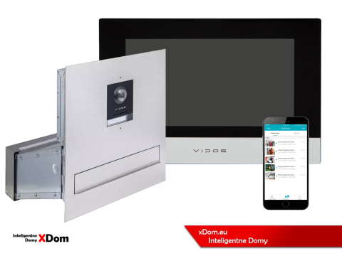 Wideodomofon Vidos ONE S2201-SKM Skrzynka na Listy Monitor M2010