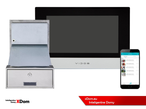 Wideodomofon Vidos ONE S2201-SKM Skrzynka na Listy Monitor M2010