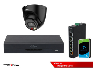 Zestaw monitoringu IP Dahua Kamera IP 4mpx dysk twardy