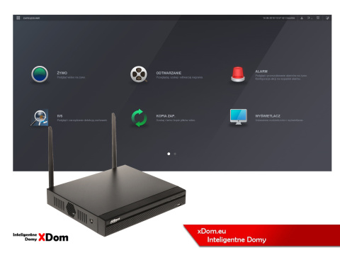 Zestaw monitoringu IP WI-FI Dahua IPC-HFW1539DTK1-SW-PV-0280B