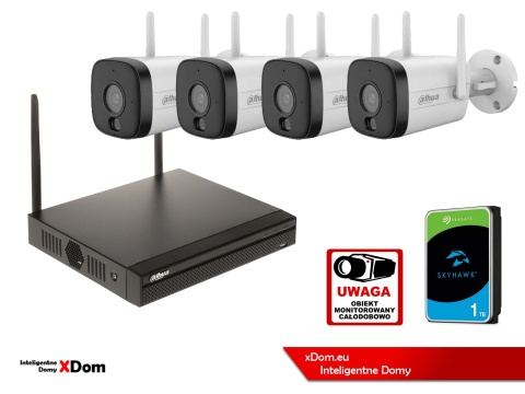Zestaw monitoringu IP WI-FI Dahua IPC-HFW1539DTK1-SW-PV-0280B