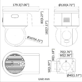 KAMERA IP PTZ HIKVISION DS-2DE3A400BW-DE/W(F1)(T5) PL