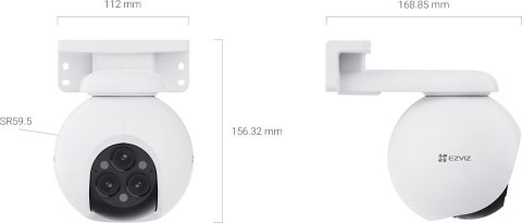 Kamera IP Ezviz H80f Multi z potrójnym obiektywem 12MPx (3 x 2K+)